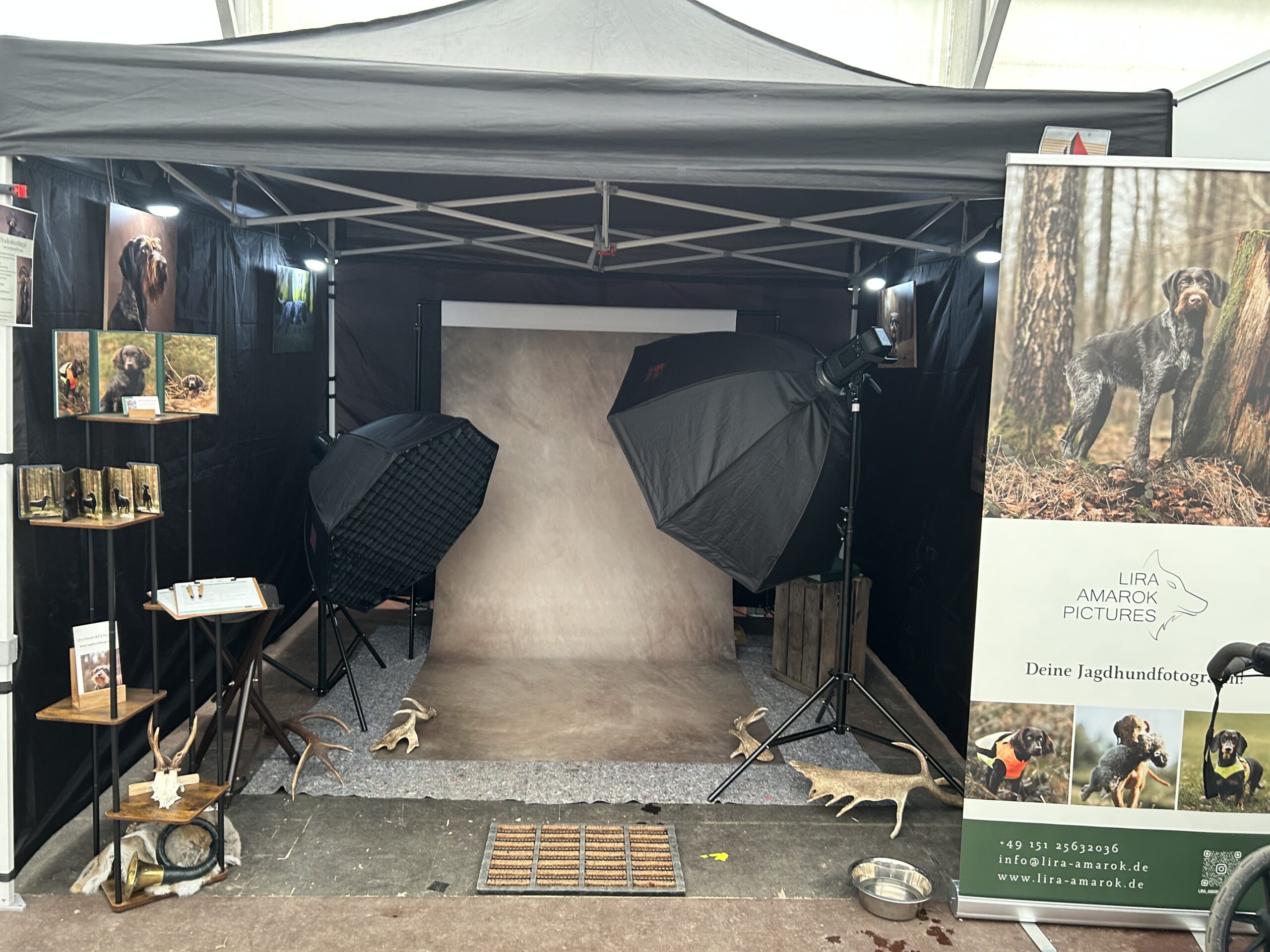Messestand auf Schloss Grünau